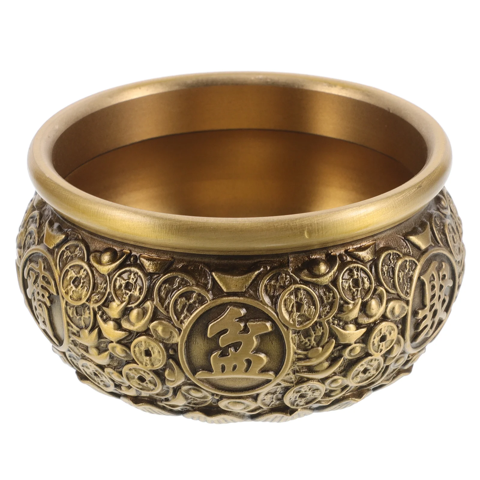 Copper Treasure Bowl Symbol of Wealth Lucky Money Container for Home Desk Decor Feng Shui Positive Energy Centerpiece
Copper Treasure Bowl Symbol of Wealth Lucky Money Container for Home Desk Decor Feng Shui Positive Energy Centerpiece