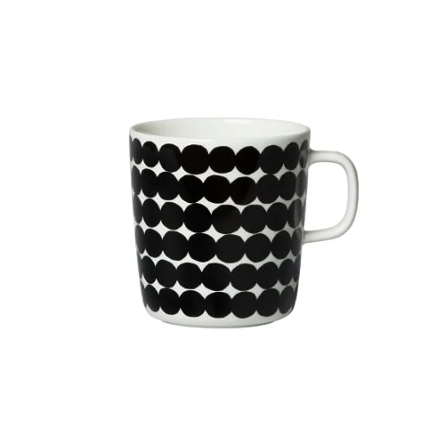 Oiva Räsymatto Stoneware Mug Black/White Refine Your Kitchen Décor with Our Iconic White Stoneware — Large Tea Mug — Porcelain
Oiva Räsymatto Stoneware Mug Black/White Refine Your Kitchen Décor with Our Iconic White Stoneware — Large Tea Mug — Porcelain