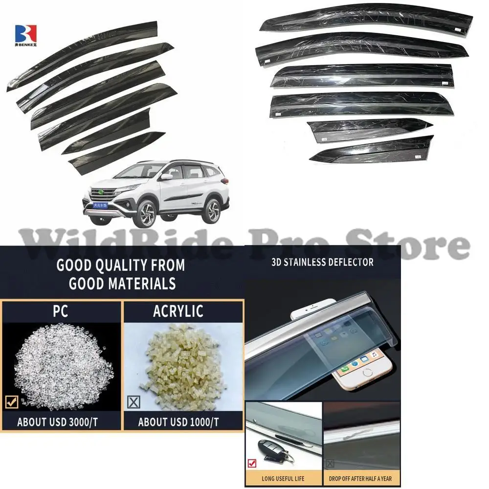 1 set For TOYOTA RUSH 2020 2021 6pz Injection Deflector Auto Car 2023 Model Window Visor
1 set For TOYOTA RUSH 2020 2021 6pz Injection Deflector Auto Car 2023 Model Window Visor