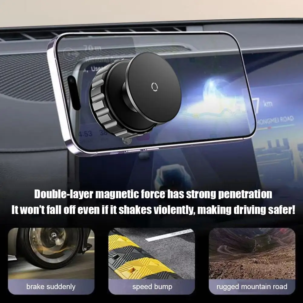 Magnetic Car Mount Mobile Phone Holder Vacuum Adsorption 360° Rotation Super Strong Suction Bracket for Iphone Smartphone N G8Z0
Magnetic Car Mount Mobile Phone Holder Vacuum Adsorption 360° Rotation Super Strong Suction Bracket for Iphone Smartphone N G8Z0