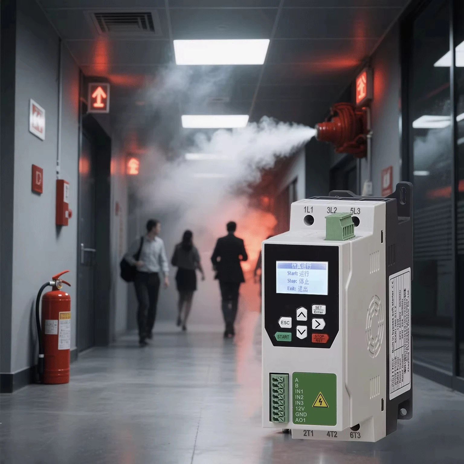 3 Phase 5.5KW-15KW Online Type Soft Starter 220V-480V Triple Output Without Bypass Contactor Application of Fire protection Fan
3 Phase 5.5KW-15KW Online Type Soft Starter 220V-480V Triple Output Without Bypass Contactor Application of Fire protection Fan