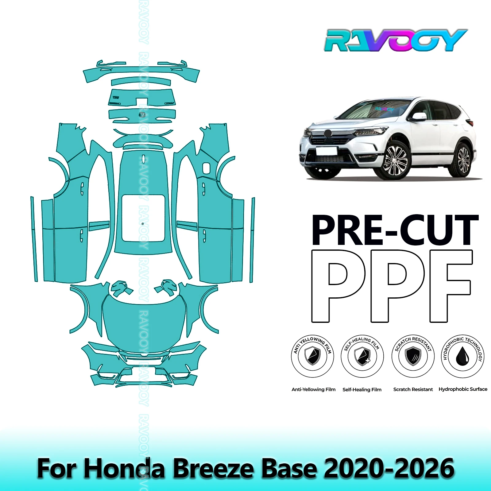 For Honda Breeze Base 2020-2026 Car Precut Paint Protection Film Full Vehicle Anti-scratch Exterior TPU PPF
For Honda Breeze Base 2020-2026 Car Precut Paint Protection Film Full Vehicle Anti-scratch Exterior TPU PPF