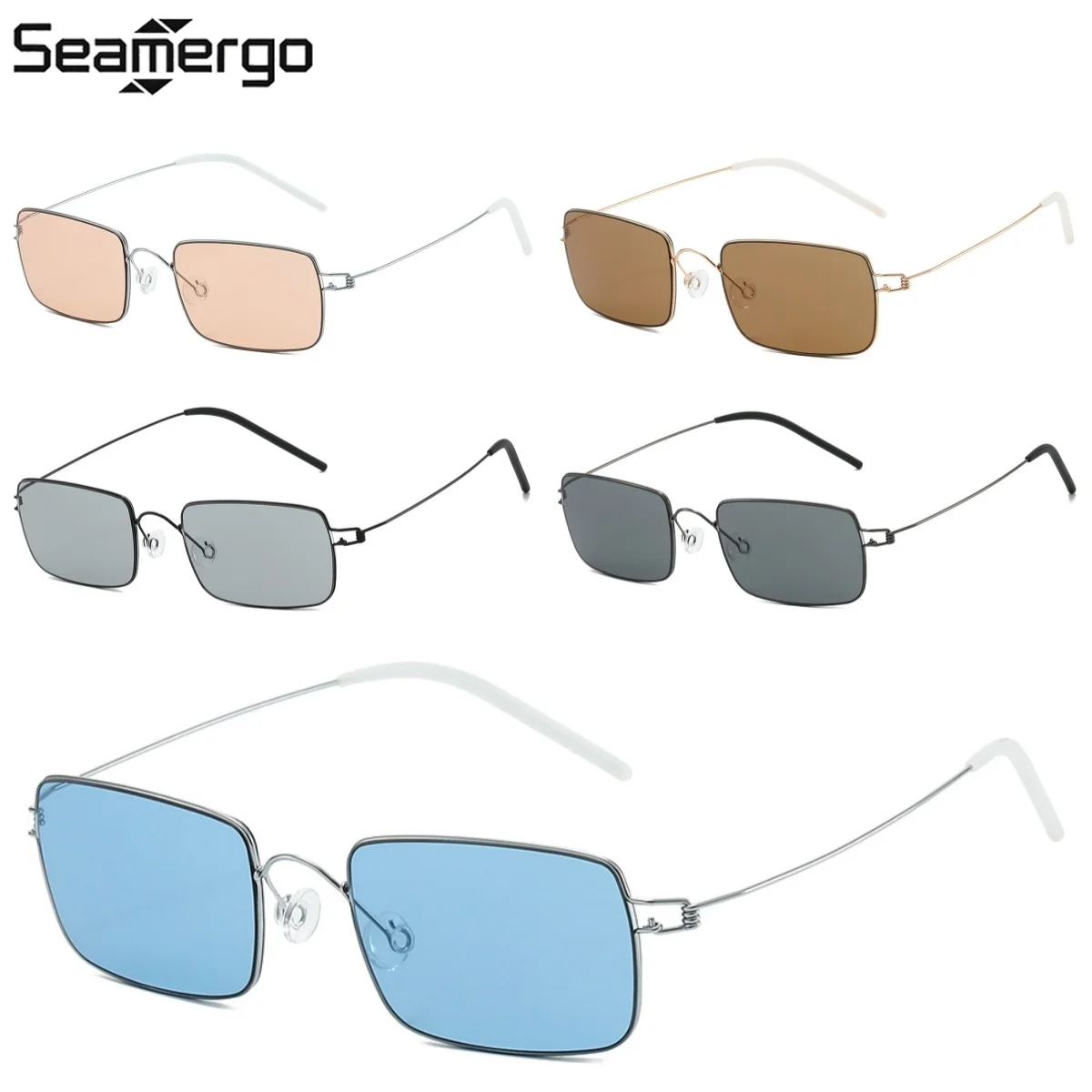 SEAMERGO Men's and Women's Metal-Frame Sunglasses Retro Designer Sunglasses Ultra-Lightweight Fashionable Driving Glasses
SEAMERGO Men's and Women's Metal-Frame Sunglasses Retro Designer Sunglasses Ultra-Lightweight Fashionable Driving Glasses