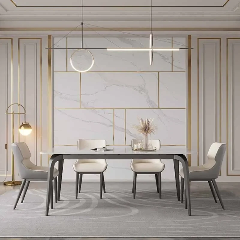Light Luxury Dining Table Unique Waterproof High Space Saving Modern Tables Restaurant Nordic Big Mesas De Jantar Home Furniture
Light Luxury Dining Table Unique Waterproof High Space Saving Modern Tables Restaurant Nordic Big Mesas De Jantar Home Furniture