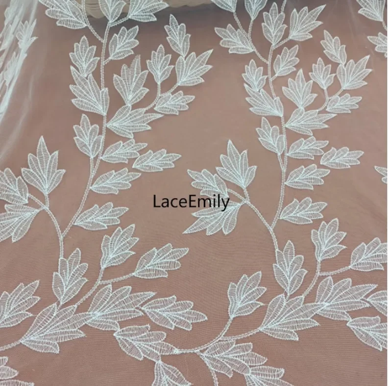 Ivory leaf embroidery Lace fabric soft flower tulle fabric For Girl Dress Tutu Dress Wedding Dress tablecloth lace 1 Yard
Ivory leaf embroidery Lace fabric soft flower tulle fabric For Girl Dress Tutu Dress Wedding Dress tablecloth lace 1 Yard