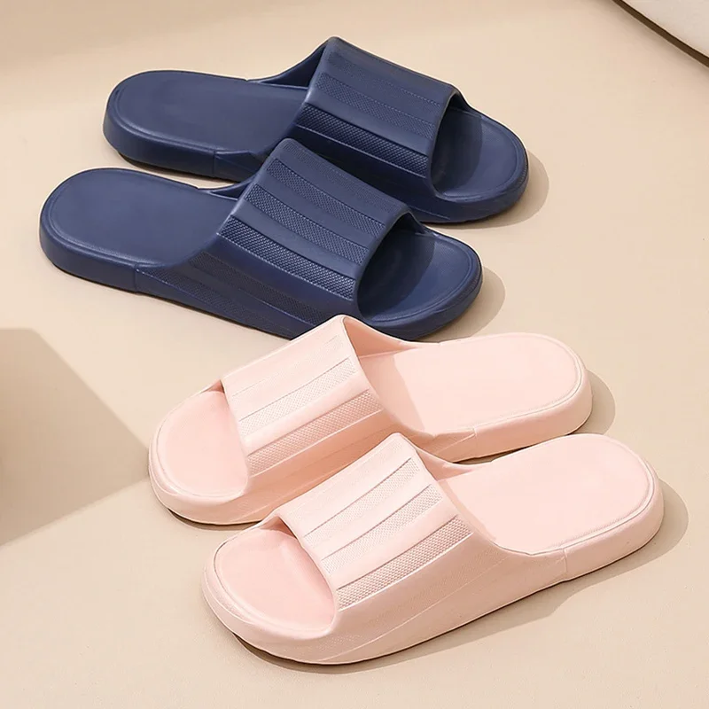 Summer Striped Fashion Men Home Slippers Women Light EVA Flats Thick Soft Sole Outdoor Slides Bathroom Anti-Slip Couples Shoes
Summer Striped Fashion Men Home Slippers Women Light EVA Flats Thick Soft Sole Outdoor Slides Bathroom Anti-Slip Couples Shoes