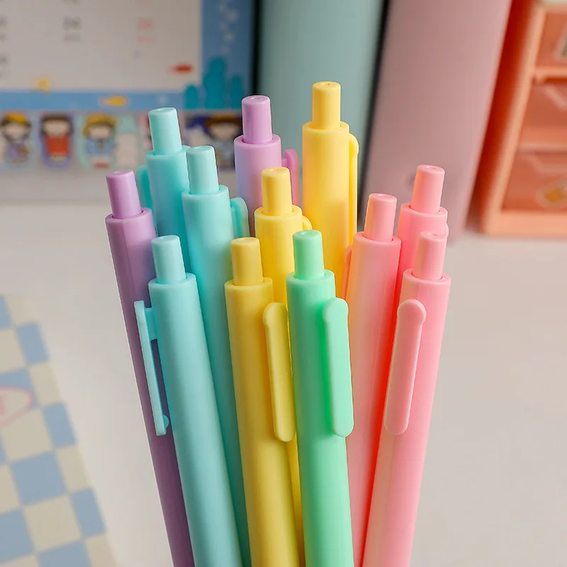 20/60 Pcs Wholesale Macaron Color Press Pen Black Gel Pen Student Start Gift 0.5mm Quick Drying Fountain Office Stationery
20/60 Pcs Wholesale Macaron Color Press Pen Black Gel Pen Student Start Gift 0.5mm Quick Drying Fountain Office Stationery