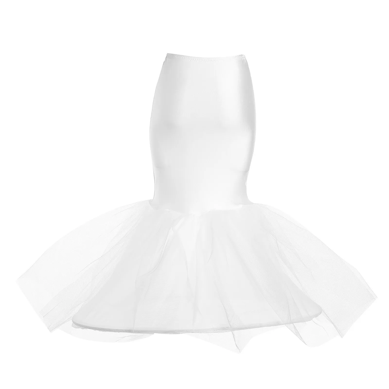 White Mermaid Wedding Dress Bridal Petticoat Slips Underskirt Free Size Lightweight Portable Comfortable Breathable
White Mermaid Wedding Dress Bridal Petticoat Slips Underskirt Free Size Lightweight Portable Comfortable Breathable