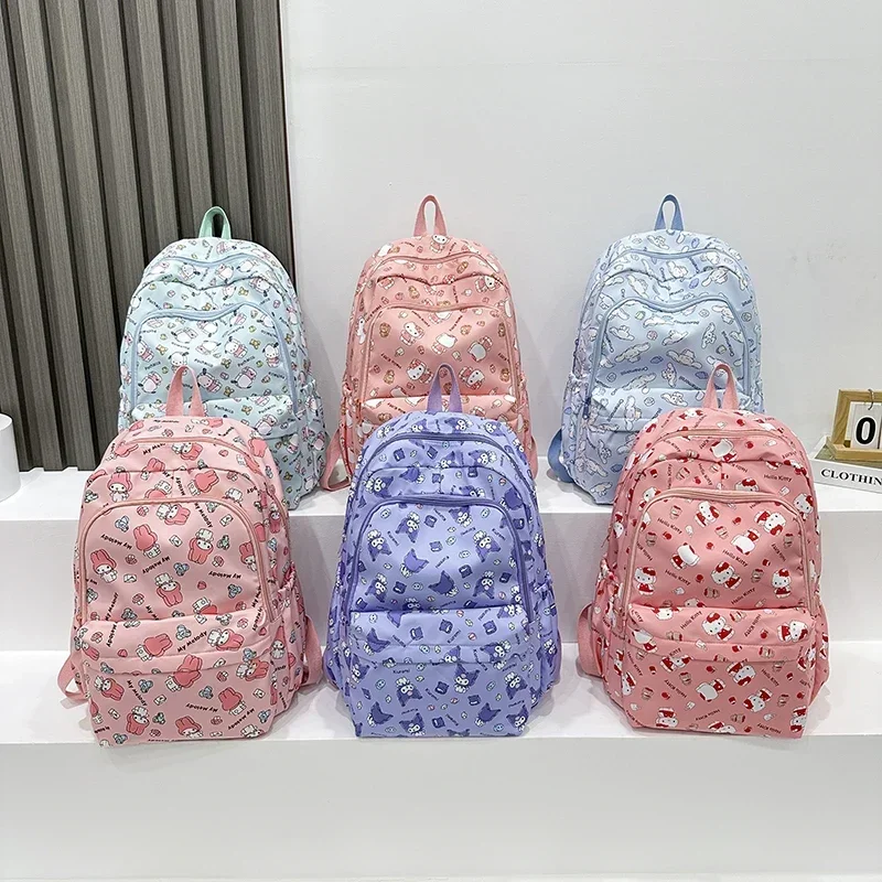 Boy Girl Travel Backpack Kuromi Large Capacity Shoulder Bag Sanrio Hello Kitty Handbag Cute Student Schoolbag Stitch Disney
Boy Girl Travel Backpack Kuromi Large Capacity Shoulder Bag Sanrio Hello Kitty Handbag Cute Student Schoolbag Stitch Disney