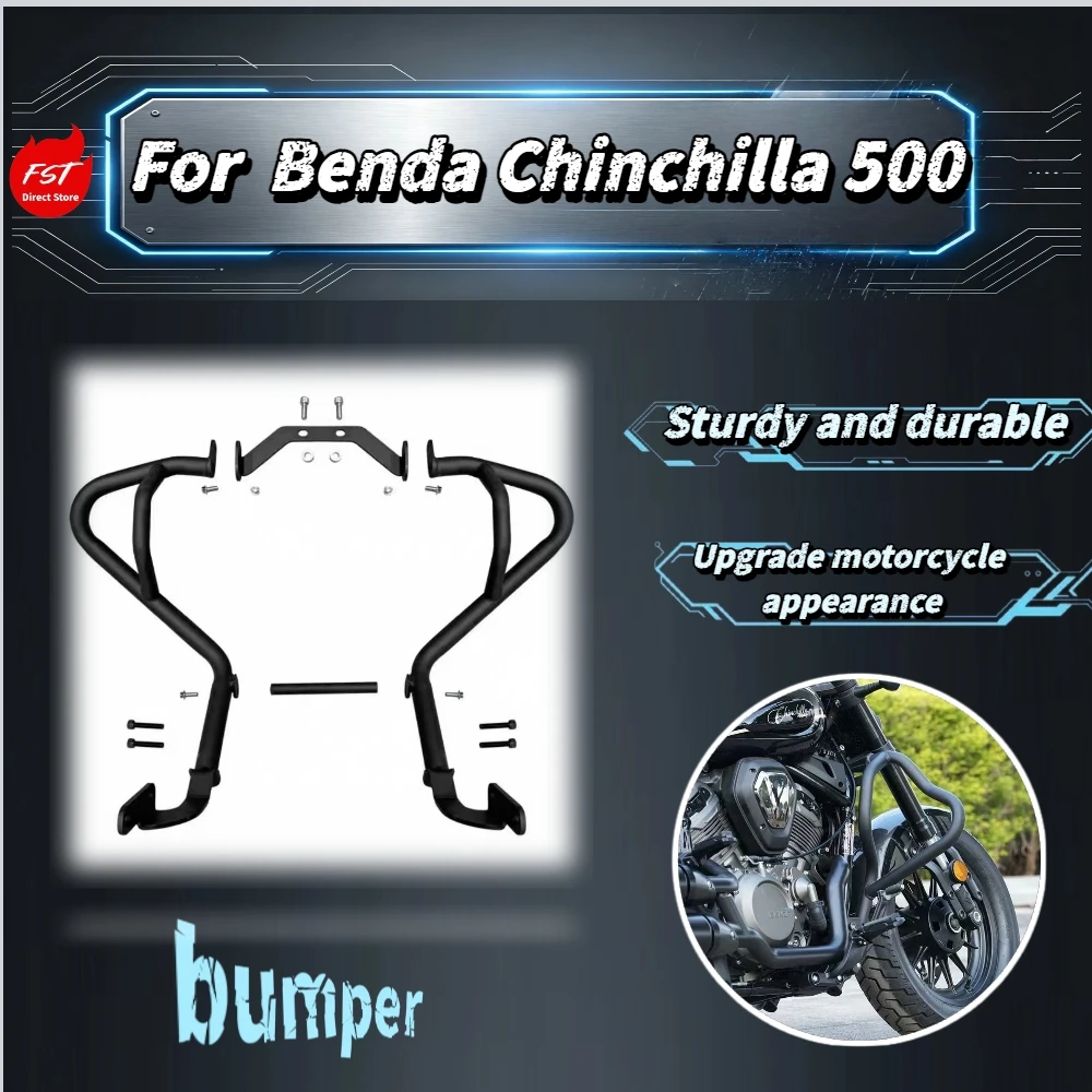 For Benda Napoleon 500 Chinchilla 500 Motorcycle Anti-fall Bumper, Engine Protection Bar, Durable Refit Accessories
For Benda Napoleon 500 Chinchilla 500 Motorcycle Anti-fall Bumper, Engine Protection Bar, Durable Refit Accessories
