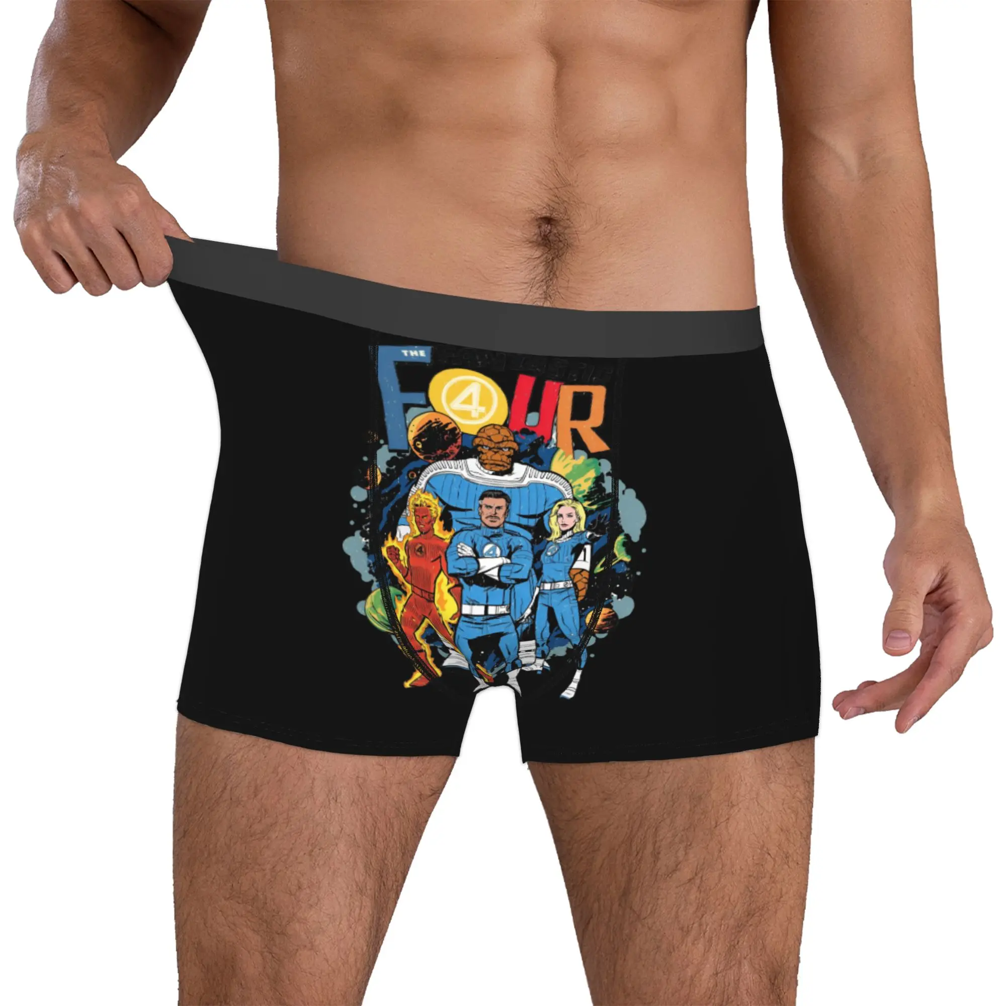 Custom Cool Fantastics Anime Fours Boxers Shorts Panties Men's Underpants Stretch Superhero Briefs Underwear
Custom Cool Fantastics Anime Fours Boxers Shorts Panties Men's Underpants Stretch Superhero Briefs Underwear
