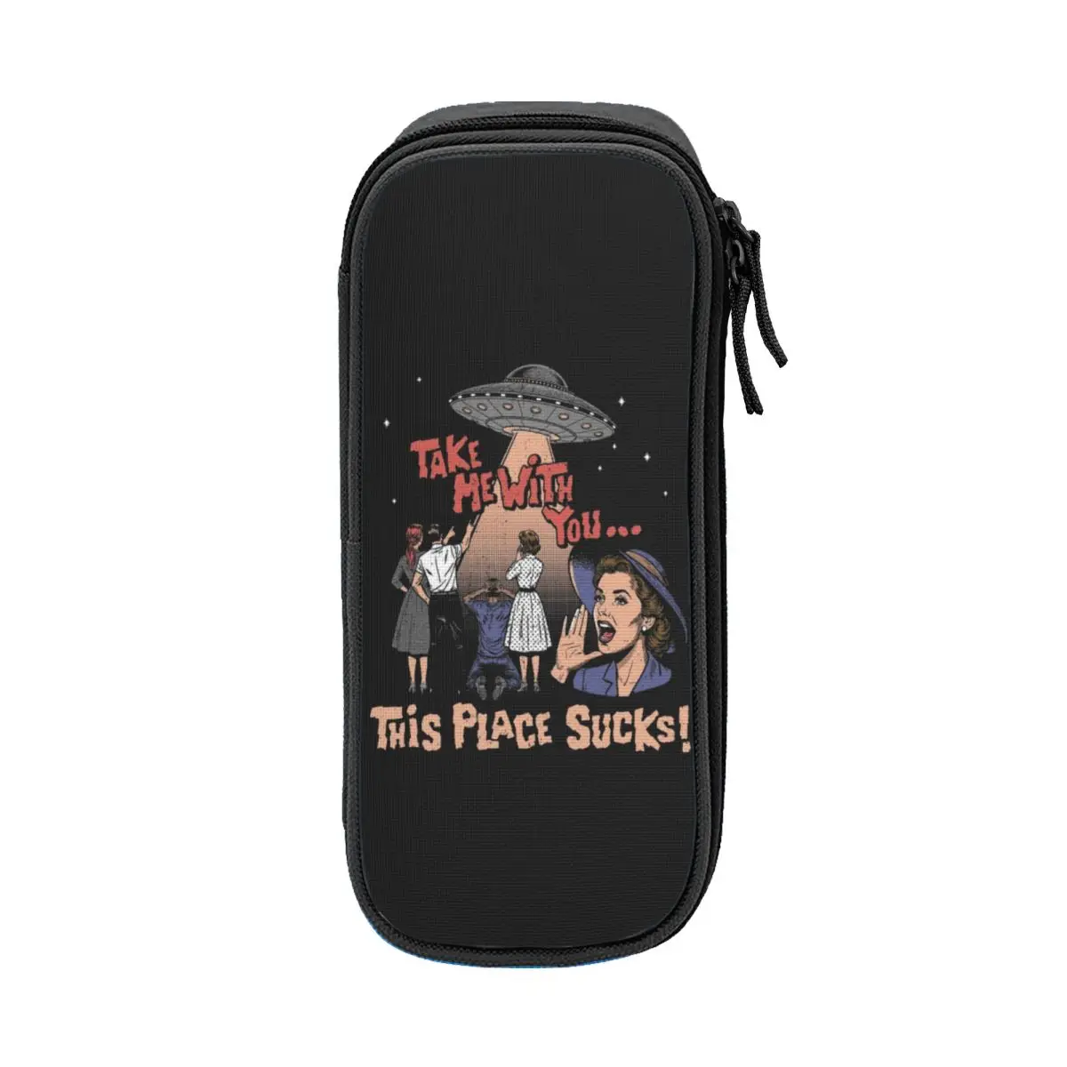 Sci-Fi Aliens UFO Take Me With You Pencil Cases Fun BEAM ME UP THIS PLACE SUCKS Pen Bag Boys Students School Gifts Pencil Box
Sci-Fi Aliens UFO Take Me With You Pencil Cases Fun BEAM ME UP THIS PLACE SUCKS Pen Bag Boys Students School Gifts Pencil Box