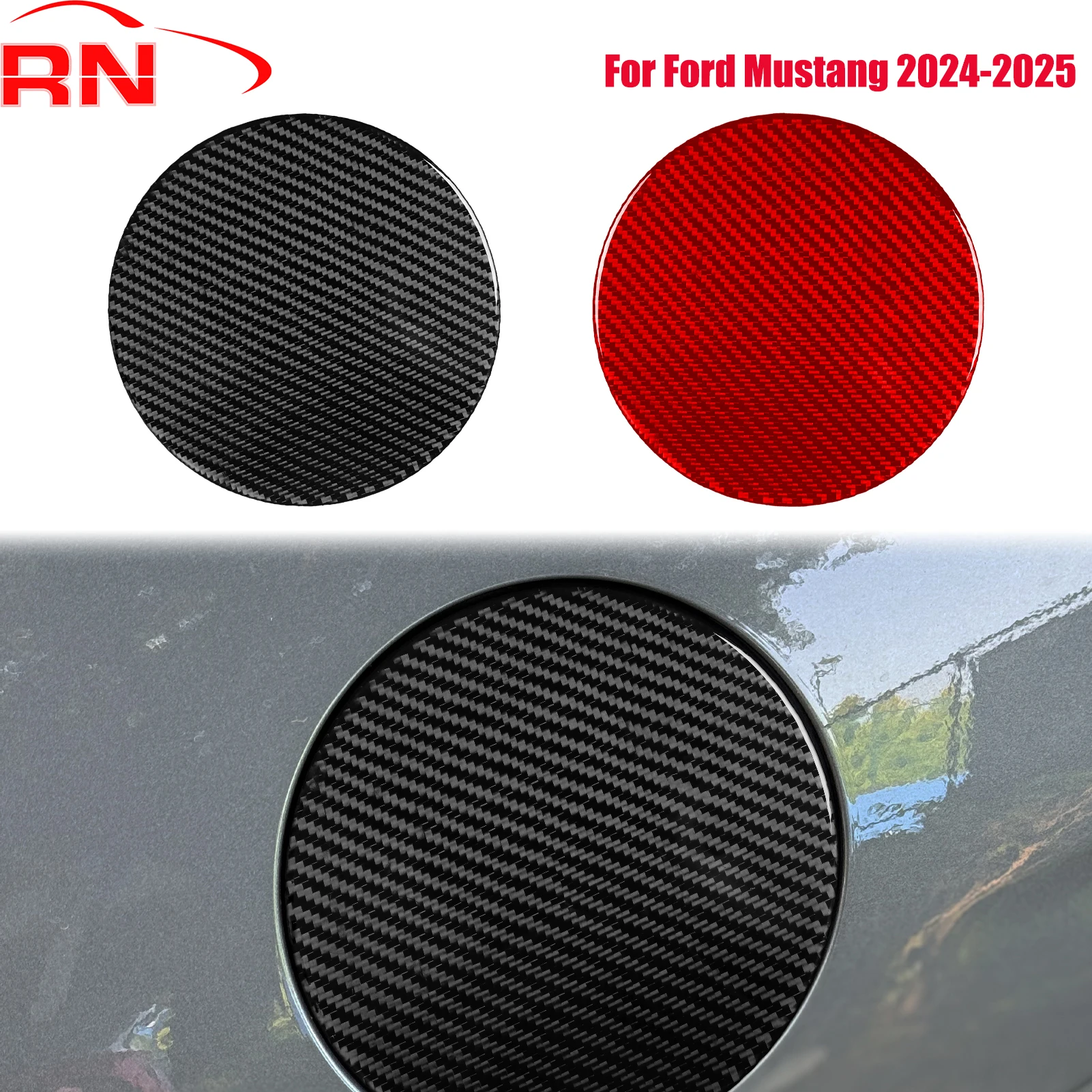 For Ford Mustang 2024-2025 Modified Carbon Fiber Car Fuel Tank Cap Panel Accessories Piano Black Sticker
For Ford Mustang 2024-2025 Modified Carbon Fiber Car Fuel Tank Cap Panel Accessories Piano Black Sticker
