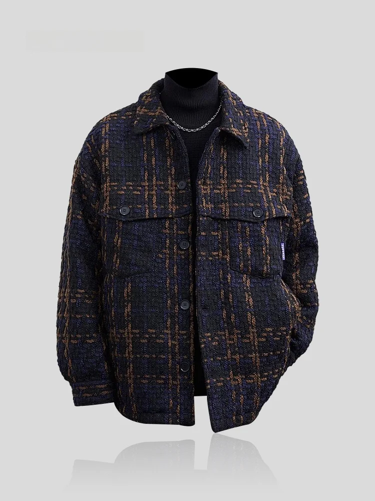 IT Men's Quilted Jacket Lightweight Loose Fit Duck down Puffer Coat Small Fragrance Style Winter Plaid Warm Outerwear
IT Men's Quilted Jacket Lightweight Loose Fit Duck down Puffer Coat Small Fragrance Style Winter Plaid Warm Outerwear