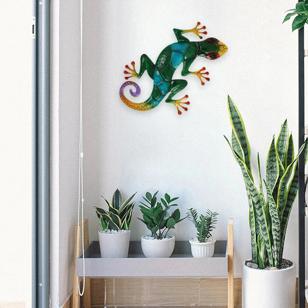 Wall Hanging Decorations Metal Gecko Art Cute Light Rustic Outdoor Pendant for Home Accessories Animal
Wall Hanging Decorations Metal Gecko Art Cute Light Rustic Outdoor Pendant for Home Accessories Animal