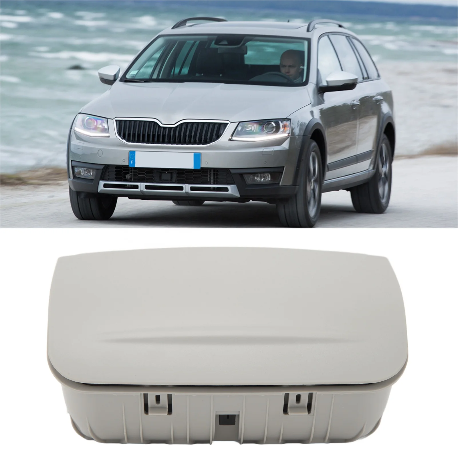 Sunglasses Clip Storage Case 5E0868837 Visor Roof Glasses Storage Compartment for Octavia A7 2015 to 2017
Sunglasses Clip Storage Case 5E0868837 Visor Roof Glasses Storage Compartment for Octavia A7 2015 to 2017