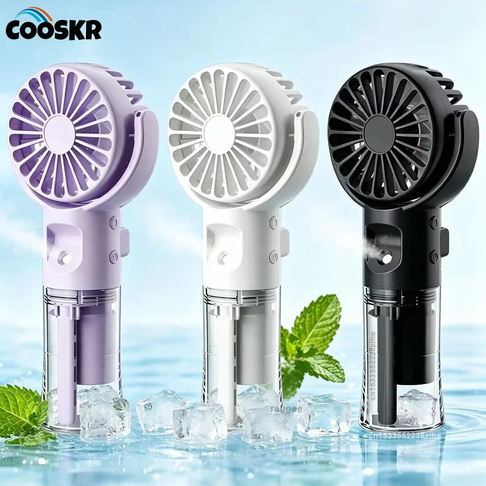 Portable Spray Fan Mini Handheld Mist Fan USB Rechargeable Fan 4 Speeds Powerful Wind Humidifier Fan Small Outdoor Personal Fan
Portable Spray Fan Mini Handheld Mist Fan USB Rechargeable Fan 4 Speeds Powerful Wind Humidifier Fan Small Outdoor Personal Fan