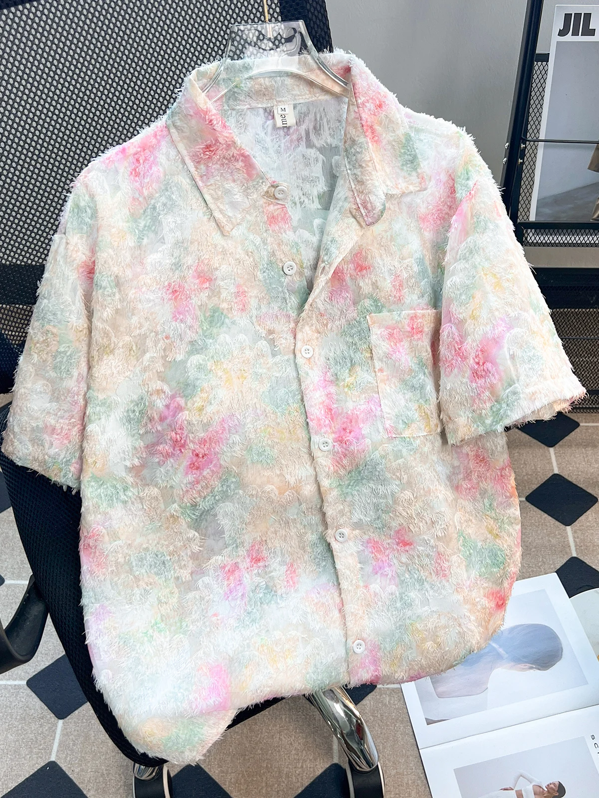 Summer Thin Short Sleeve Embroidered Casual Shirt Men's Loose Fit Stylish Chinese Style Top Youth Trend Travel Wear Iron-Free
Summer Thin Short Sleeve Embroidered Casual Shirt Men's Loose Fit Stylish Chinese Style Top Youth Trend Travel Wear Iron-Free