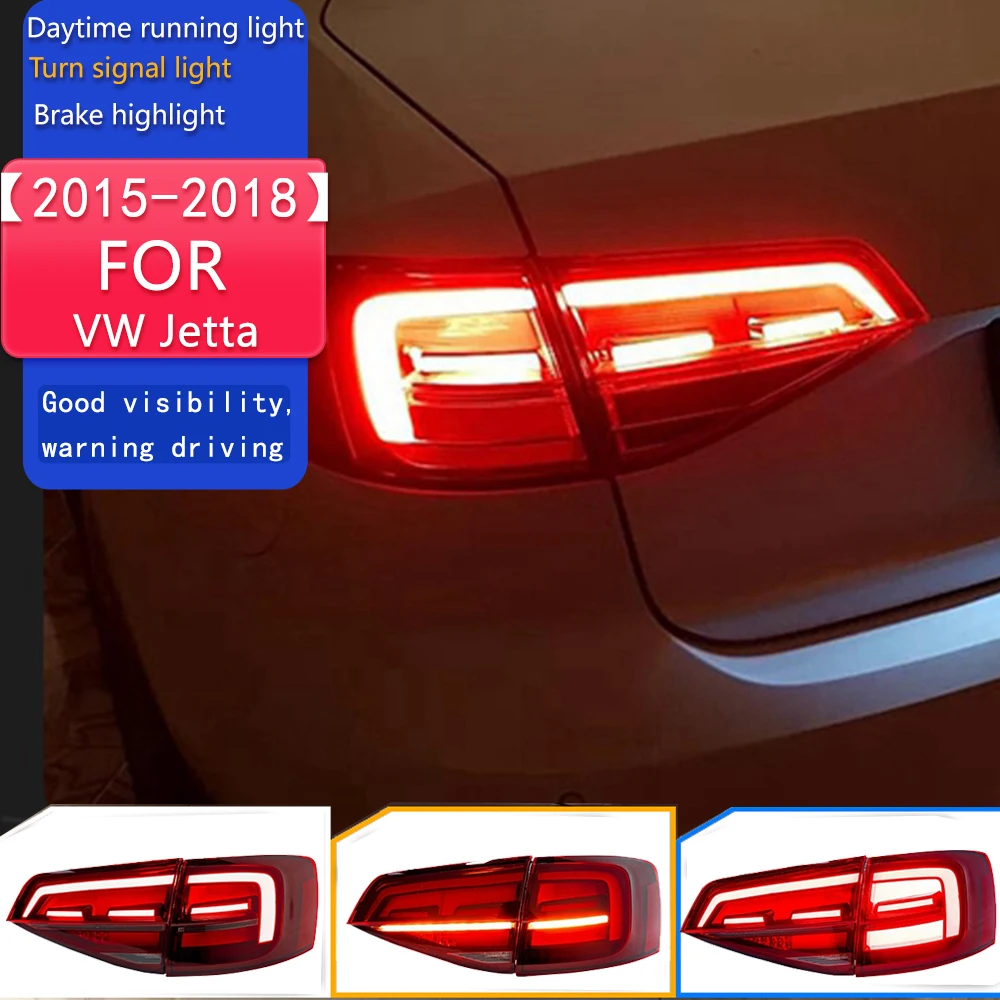 Car Styling for VW Jetta Tail Lights 2015-2018 Jetta Mk6 LED Tail Lamp LED DRL Dynami Signal Brake Reverse auto Accessories
Car Styling for VW Jetta Tail Lights 2015-2018 Jetta Mk6 LED Tail Lamp LED DRL Dynami Signal Brake Reverse auto Accessories