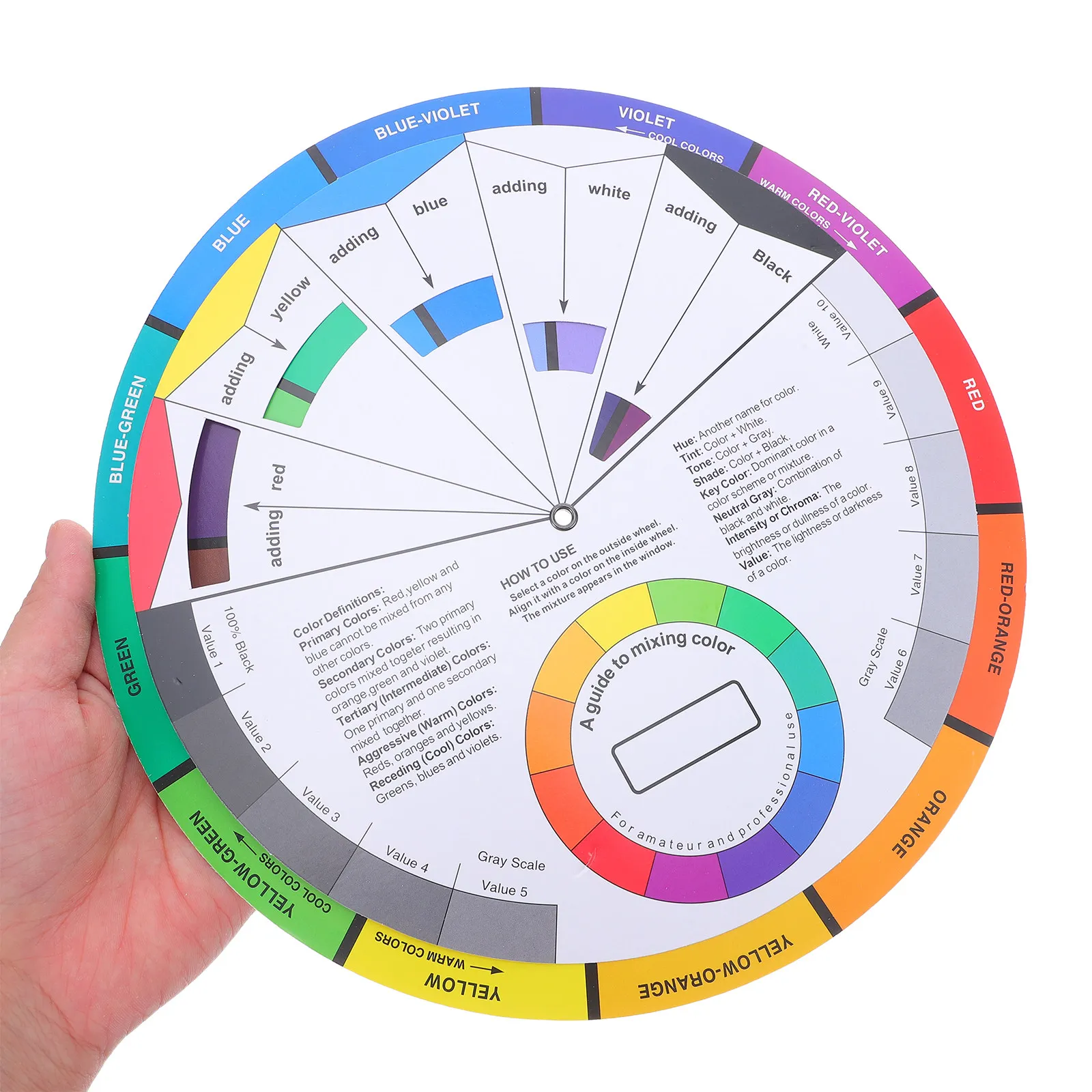 Tattoo Pigment Color Wheel Round Professional Standard Tool for Easy Color Identification Central Circle for Harmonious
Tattoo Pigment Color Wheel Round Professional Standard Tool for Easy Color Identification Central Circle for Harmonious