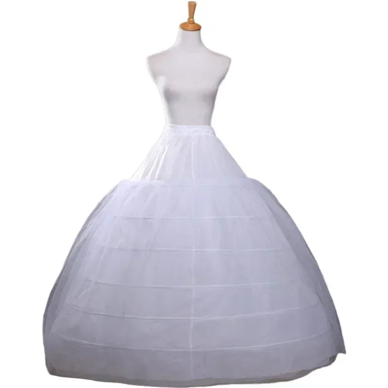Elegant 6 Hoop Petticoat Underskirt For Ball Gown Dress 120cm Diameter Underwear Crinoline Wedding Accessories
Elegant 6 Hoop Petticoat Underskirt For Ball Gown Dress 120cm Diameter Underwear Crinoline Wedding Accessories