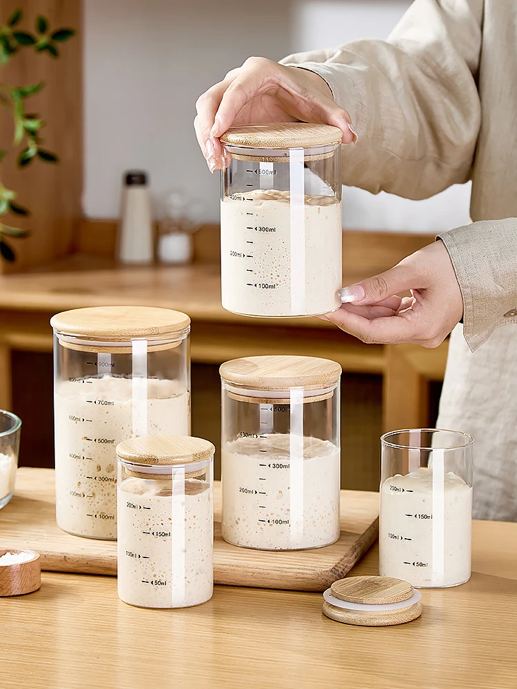 Glass Sealed Fermentation Jar Baking Yeast Bottle Storage Container Kitchen Cooking Tools round Cylinder Shape High Borosilic...
Glass Sealed Fermentation Jar Baking Yeast Bottle Storage Container Kitchen Cooking Tools round Cylinder Shape High Borosilic...