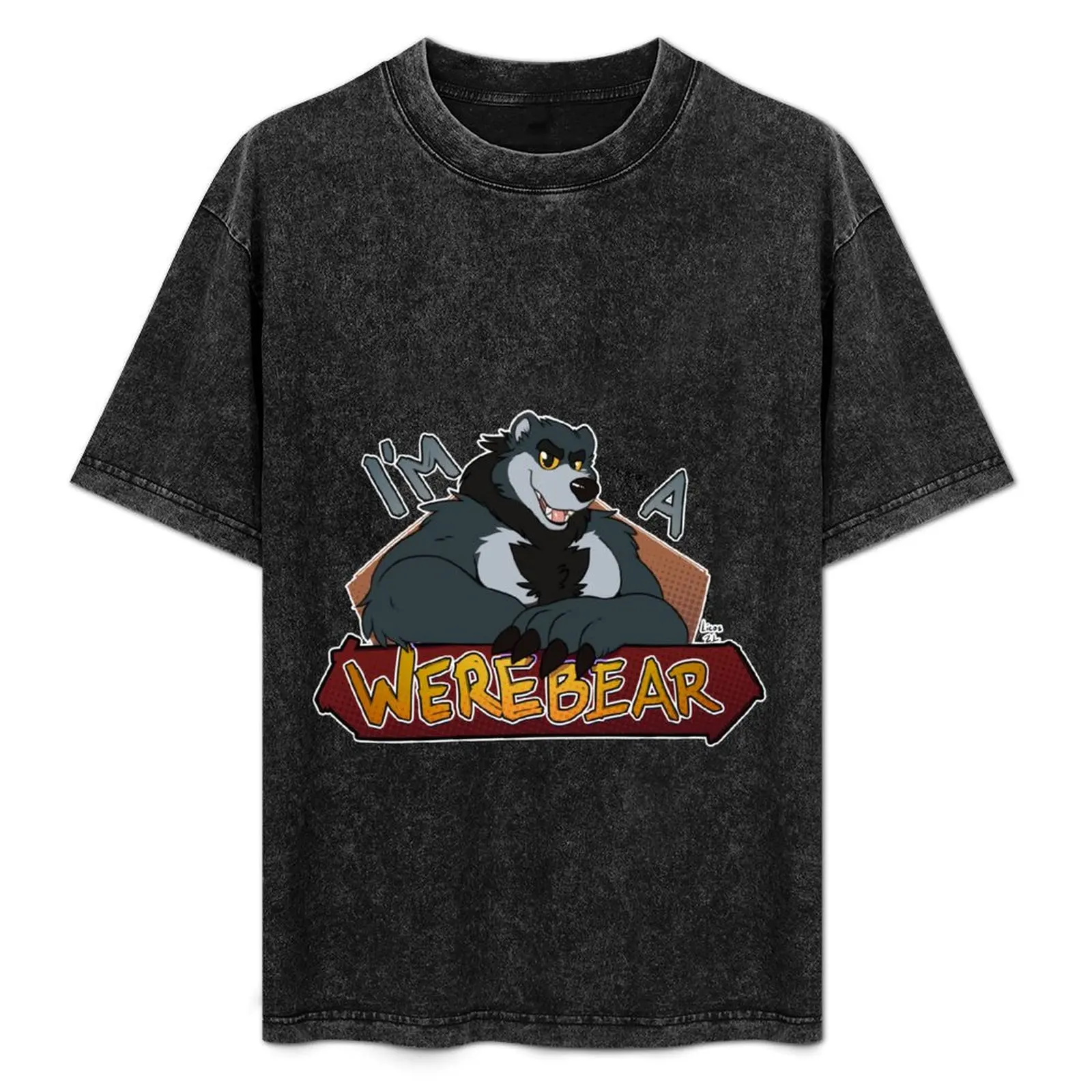 I'm a werebear, black T-Shirt Athletic Fit Sports Short Sleeve Top
I'm a werebear, black T-Shirt Athletic Fit Sports Short Sleeve Top