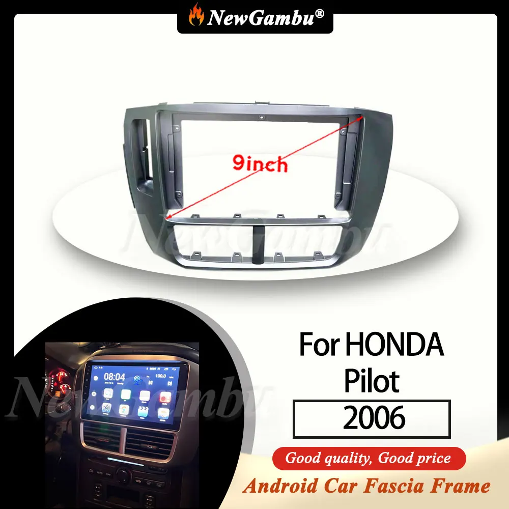 9-дюймовая радиопанель NewGambu, подходит для HONDA Pilot 2006 Fascia LHD, рамка без кабеля, отделка панели, аудио рамка, крышка
9-дюймовая радиопанель NewGambu, подходит для HONDA Pilot 2006 Fascia LHD, рамка без кабеля, отделка панели, аудио рамка, крышка