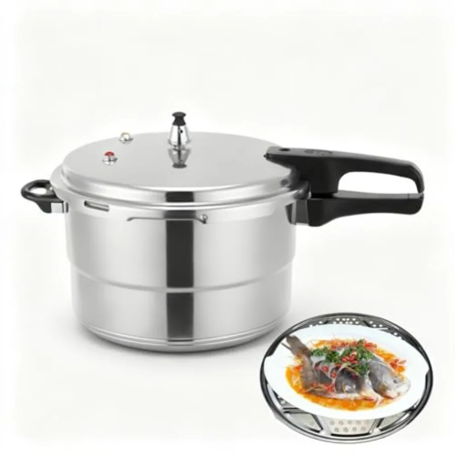 Small Pressure Cooker, Mini Aluminum Alloy Pressure Cooker with Magnetic bottom, Safety and Durable Compact Pressure Canner com
Small Pressure Cooker, Mini Aluminum Alloy Pressure Cooker with Magnetic bottom, Safety and Durable Compact Pressure Canner com