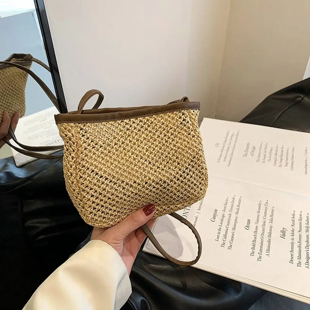 Casual Pu Leather Raffia Bag Bohemian Style Hollow Out Weave Straw Crossbody Bag Beach Handbags Mobile Bag Shopping
Casual Pu Leather Raffia Bag Bohemian Style Hollow Out Weave Straw Crossbody Bag Beach Handbags Mobile Bag Shopping