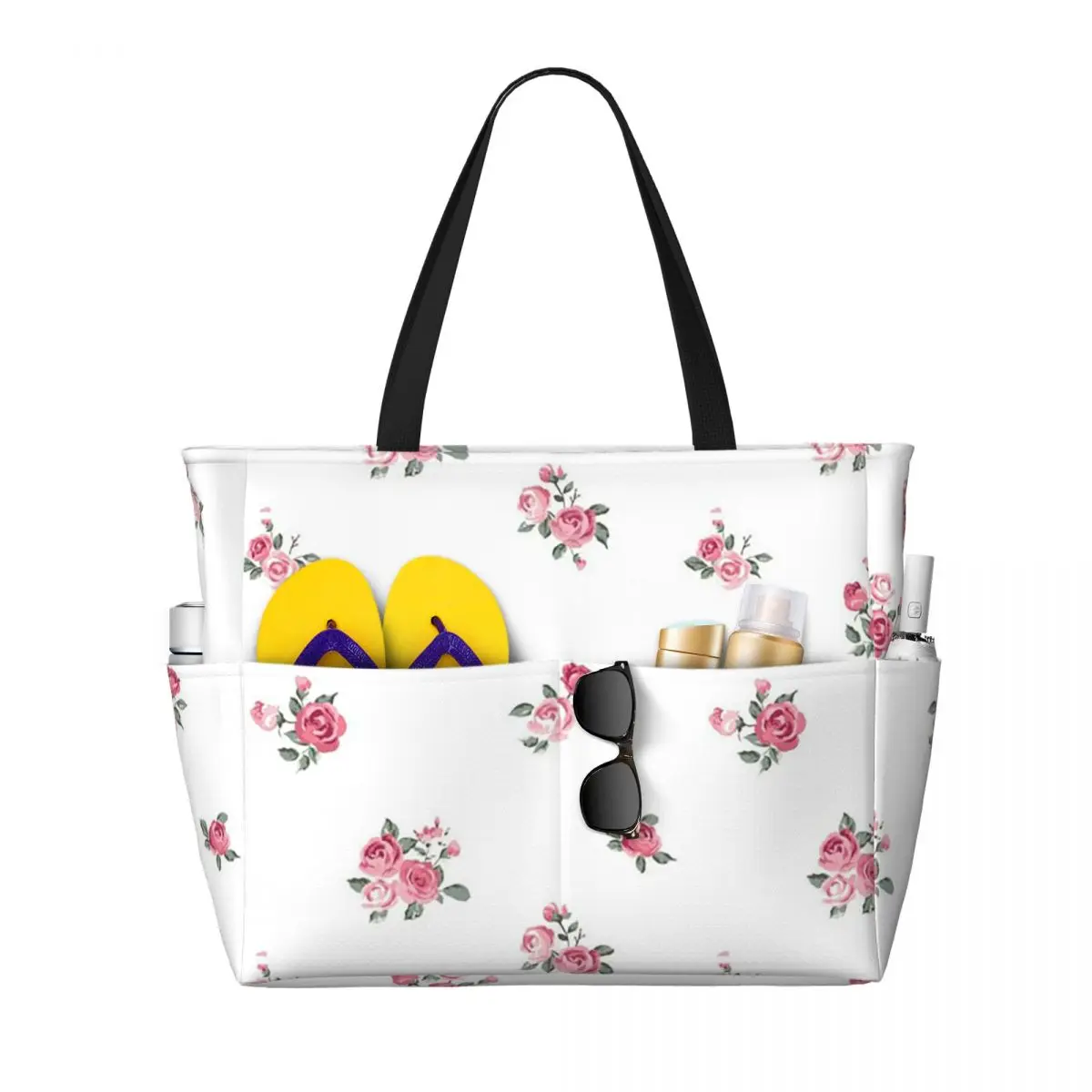 Coquette Floral Pink Pattern Beach Tote Bag Sport Gym Yoga Duffle Large Tote Bag Women Travel Bag Fitness bag
Coquette Floral Pink Pattern Beach Tote Bag Sport Gym Yoga Duffle Large Tote Bag Women Travel Bag Fitness bag