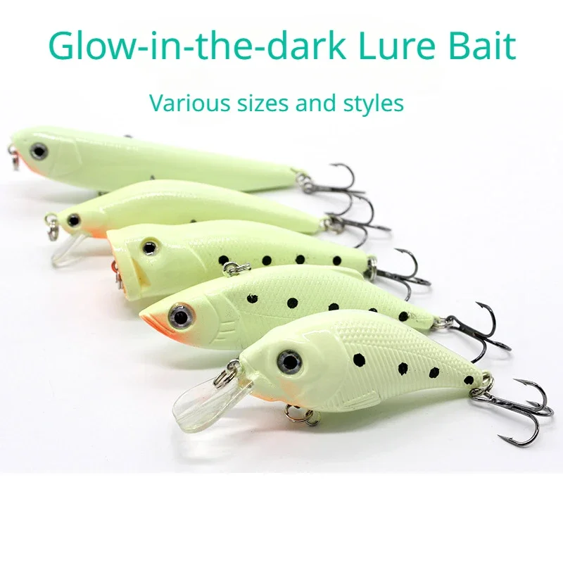 5 Pcs Glow-in-the-dark Lure Bait Hard Bait Mino Pencil Wave Steak VIB Small Fat Proposed Bait Fake Lure Fishing Bait Factory
5 Pcs Glow-in-the-dark Lure Bait Hard Bait Mino Pencil Wave Steak VIB Small Fat Proposed Bait Fake Lure Fishing Bait Factory