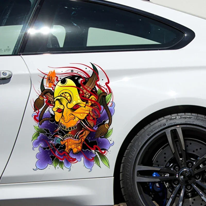 Japanese Hannya Samurai Mask Side Car Decal Graphic Vinyl Wrap Decal Custom DIY Design Hood Decal Sticker
Japanese Hannya Samurai Mask Side Car Decal Graphic Vinyl Wrap Decal Custom DIY Design Hood Decal Sticker