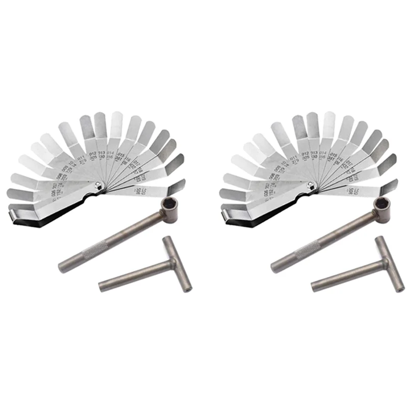 BB-6 Pcs Engine Valve Screw Adjusting Spanner Tool Valve Clearance Adjustment Tools + Feeler Gauge 0.005 - 0.020 Inch
BB-6 Pcs Engine Valve Screw Adjusting Spanner Tool Valve Clearance Adjustment Tools + Feeler Gauge 0.005 - 0.020 Inch