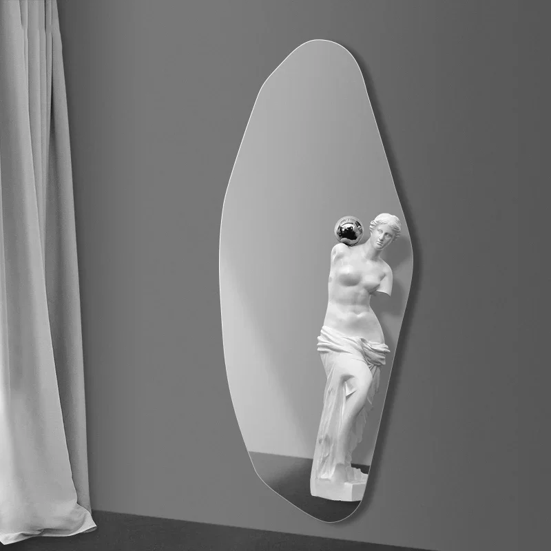 Living Room Mirror Irregular Hanging Bathroom Long Luxury Nordic Aesthetic Mirror Modern Full Body Spiegel Wand Home Products
Living Room Mirror Irregular Hanging Bathroom Long Luxury Nordic Aesthetic Mirror Modern Full Body Spiegel Wand Home Products