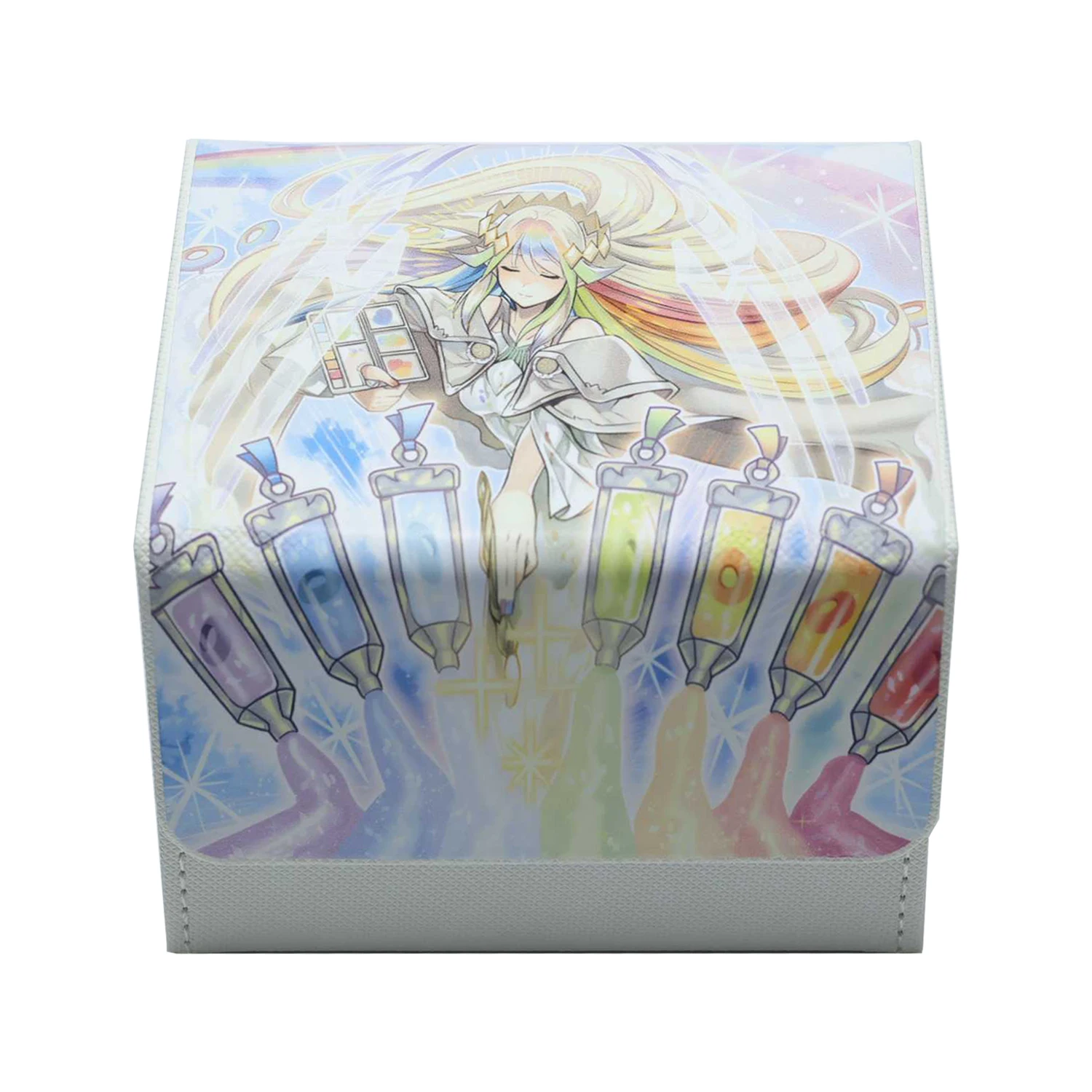 Diy Yu-Gi-Oh! The Weather Painter Rainbow Card Storage Box Opcg Ws Ptcg Ygoleather Magnetic Card Storage Box Anime Card Gift Toy
Diy Yu-Gi-Oh! The Weather Painter Rainbow Card Storage Box Opcg Ws Ptcg Ygoleather Magnetic Card Storage Box Anime Card Gift Toy