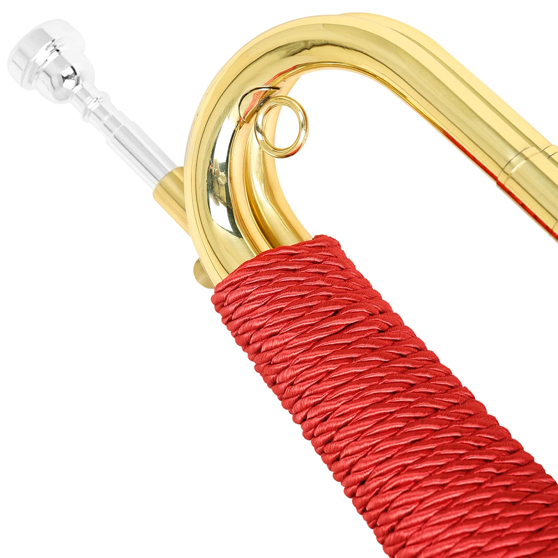 Gold Bugle Spanish Flugelhorn Copper Marching Flugelhorn Horn with Bag Mouthpiece Parts Brass Musical Instrument Trumpet
Gold Bugle Spanish Flugelhorn Copper Marching Flugelhorn Horn with Bag Mouthpiece Parts Brass Musical Instrument Trumpet