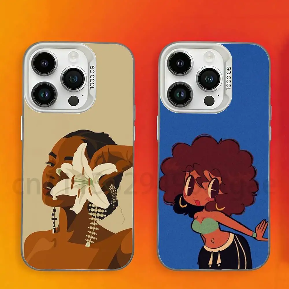 Afro Black Girls Cartoon Phone Case For iPhone 17,16,15,14,13,12,11,Pro,Max,Plus,Mini Candy Matte Shockproof Cover
Afro Black Girls Cartoon Phone Case For iPhone 17,16,15,14,13,12,11,Pro,Max,Plus,Mini Candy Matte Shockproof Cover