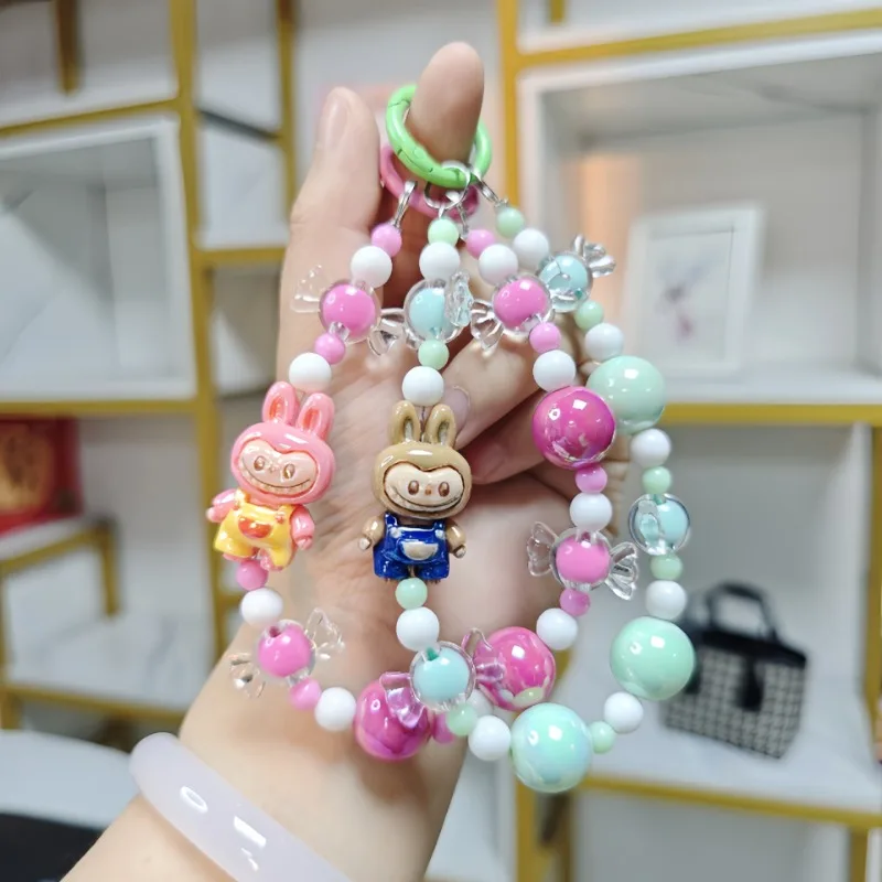 Cute Labubu bead Phone Chain Girls Cartoon Backpack Pendant Bracelet Accessories Decoration Keychain Lanyard Bag Charm Gift
Cute Labubu bead Phone Chain Girls Cartoon Backpack Pendant Bracelet Accessories Decoration Keychain Lanyard Bag Charm Gift