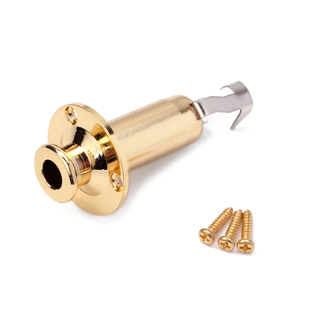 1 4 Inch 6.35mm Guitar Output Jack Cylinder Endpin Stereo Folk Jack Socket Strap Button Gold Cylinder Output Jacks
1 4 Inch 6.35mm Guitar Output Jack Cylinder Endpin Stereo Folk Jack Socket Strap Button Gold Cylinder Output Jacks