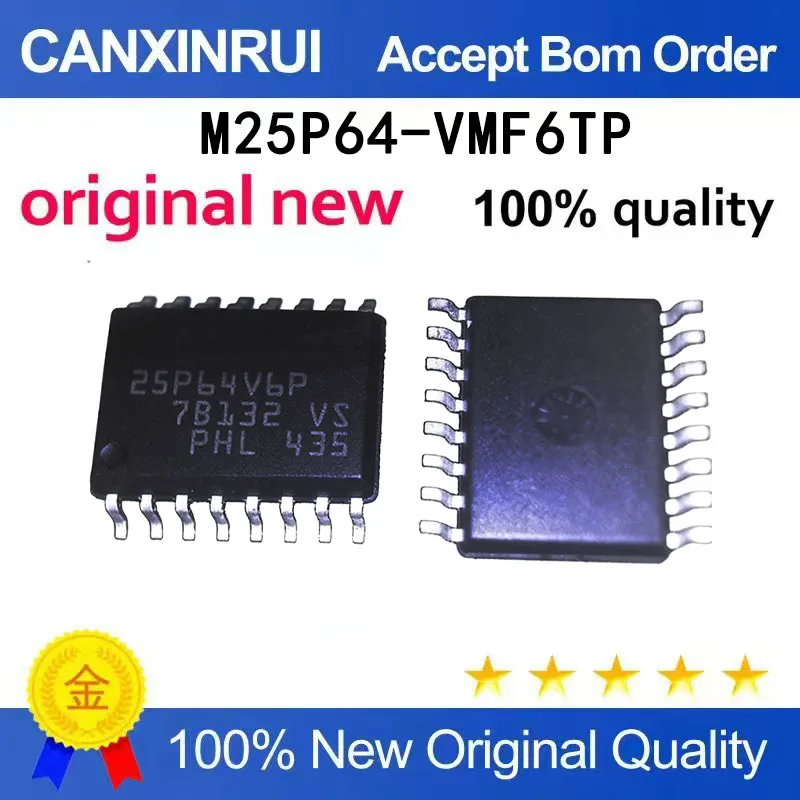 (5-100 pieces)Brand new original M25P64-VMF6TP 25P64V6P SOP16
(5-100 pieces)Brand new original M25P64-VMF6TP 25P64V6P SOP16