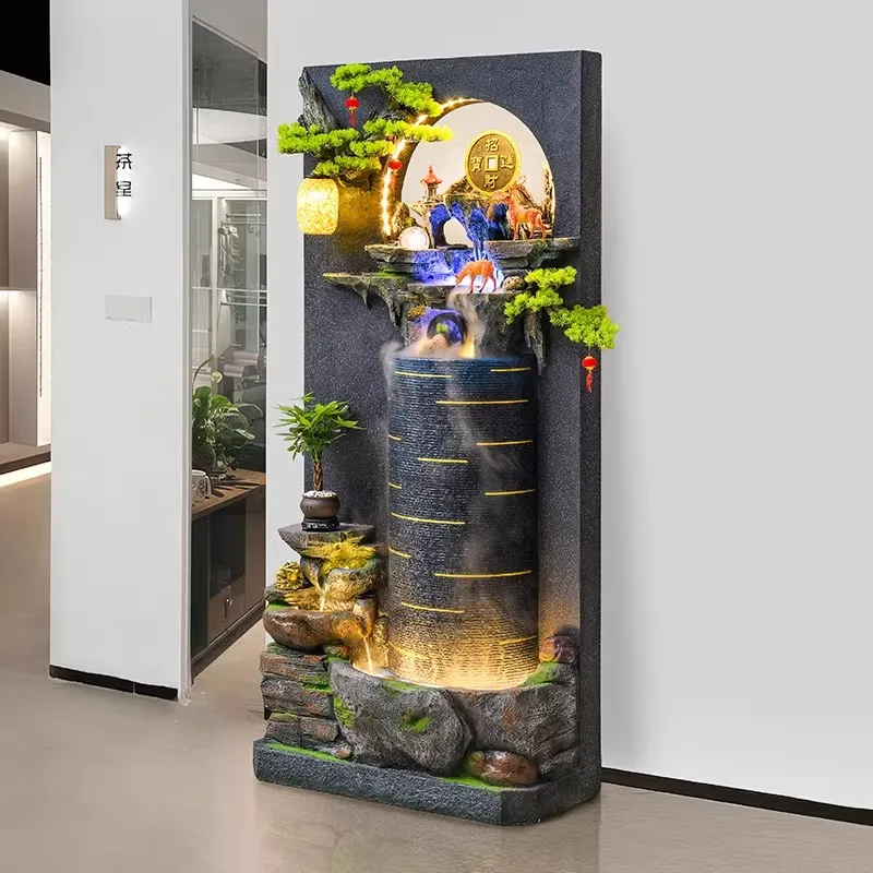Housewarming Flowing Water Ornaments Hallway Circulating Water Curtain Wall Fountain Landscape Office Landscape Fengshui Wheel
Housewarming Flowing Water Ornaments Hallway Circulating Water Curtain Wall Fountain Landscape Office Landscape Fengshui Wheel