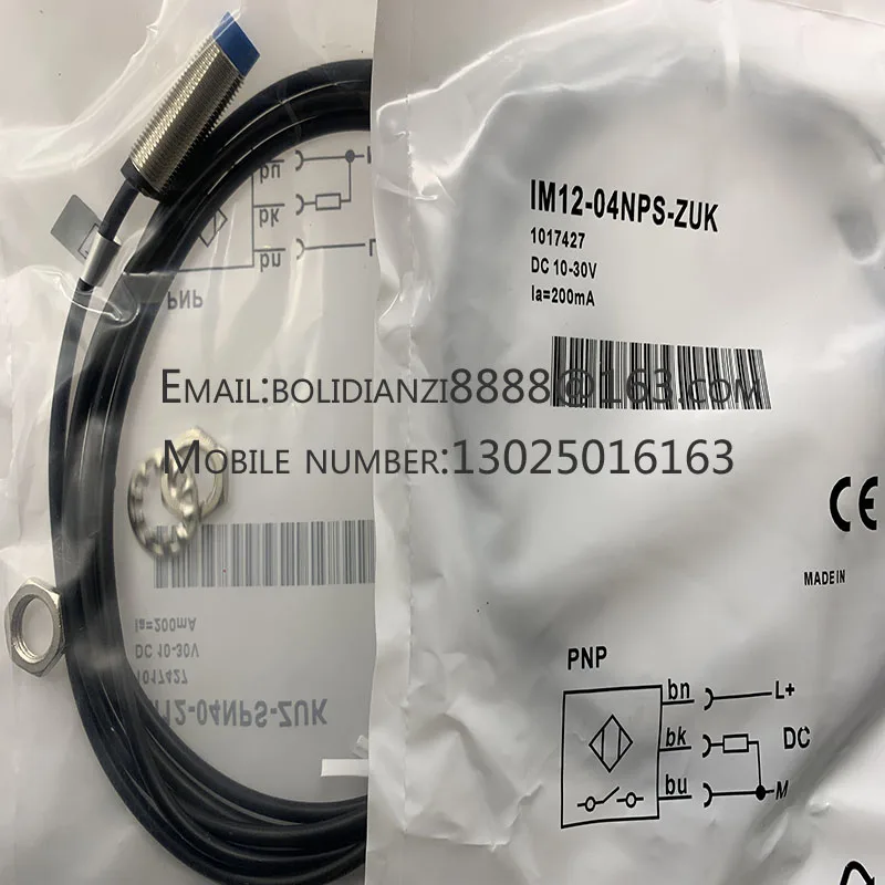 The brand-new original sensor IM12-04NPS-ZUK IM18-12BPS-ZCK IM12-04BPS-ZCK One year warranty in stock
The brand-new original sensor IM12-04NPS-ZUK IM18-12BPS-ZCK IM12-04BPS-ZCK One year warranty in stock