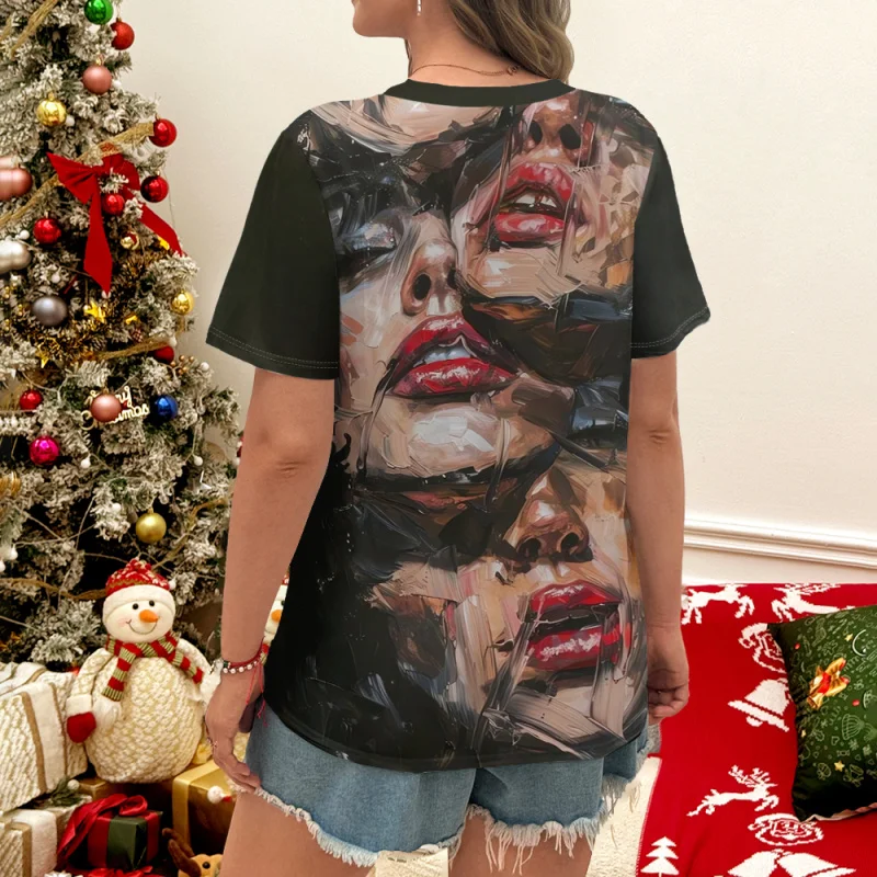 Women's T-shirt for Girls Summer Short Sleeve Casual Fashion Sexy Girls Clothes Horror Undead Skull Pattern oversized T-shirts
Women's T-shirt for Girls Summer Short Sleeve Casual Fashion Sexy Girls Clothes Horror Undead Skull Pattern oversized T-shirts