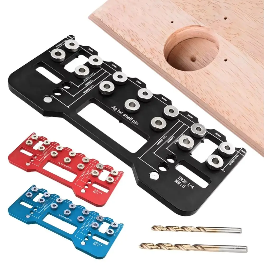 Aluminum Alloy Handle Pitch Punch Hole Locator Wear Resist Durable Aluminum Pocket Hole Jig Kit Multi-Function
Aluminum Alloy Handle Pitch Punch Hole Locator Wear Resist Durable Aluminum Pocket Hole Jig Kit Multi-Function