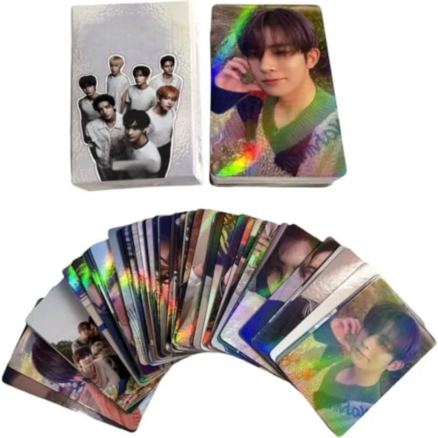 Laser Photocard 50pcs Laser Card LOMO Cards Kpop Album Card lase message Postcard Gift for Fans Daugher
Laser Photocard 50pcs Laser Card LOMO Cards Kpop Album Card lase message Postcard Gift for Fans Daugher