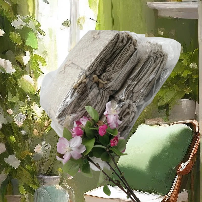 30pcs Silk Ribbon Cotton Storage Sack Jute Bags Burlap Gift Sachet Pouch Packaging Drawstring Hessian Linen for Christmas Party
30pcs Silk Ribbon Cotton Storage Sack Jute Bags Burlap Gift Sachet Pouch Packaging Drawstring Hessian Linen for Christmas Party