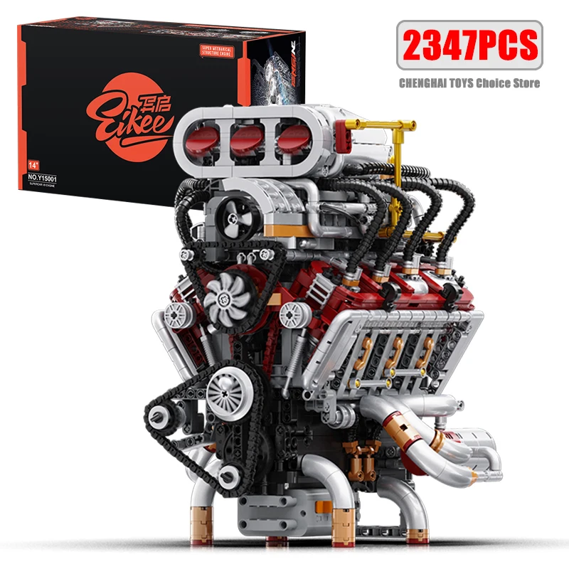 Y15001 Supercar V8 engine Model Building Block kits MOC bricks Block toys Motor drive Creative puzzle Toy for kid Birthday Gifts
Y15001 Supercar V8 engine Model Building Block kits MOC bricks Block toys Motor drive Creative puzzle Toy for kid Birthday Gifts