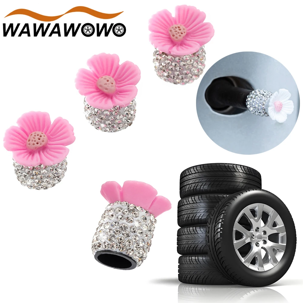 4Pcs/Set Full Drilling Bling Car Cherry Blossom Tyre Valve Core Cap Covers Universal for SUVs, Bicycle, Trucks and Motorcycles
4Pcs/Set Full Drilling Bling Car Cherry Blossom Tyre Valve Core Cap Covers Universal for SUVs, Bicycle, Trucks and Motorcycles