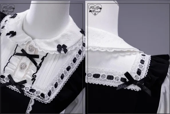 Japanese Style Maid Detachable Apron Sweet Set Color Block Doll Collar Long Sleeve Slimming Top and Base Shorts Outfits
Japanese Style Maid Detachable Apron Sweet Set Color Block Doll Collar Long Sleeve Slimming Top and Base Shorts Outfits